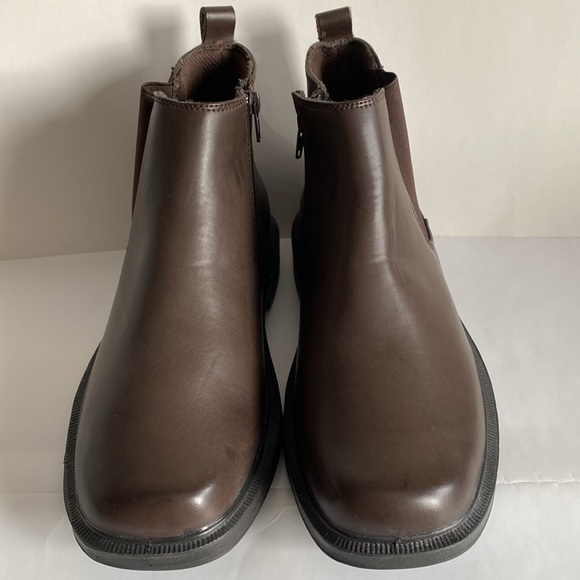 Soft Stags Haband Mens Brown Leather Ankle Boots Zip Lightweight Booties 8 main image 7